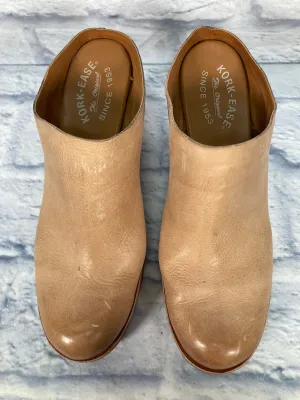 Boots Ankle Heels By Kork Ease In Tan, Size: 9.5