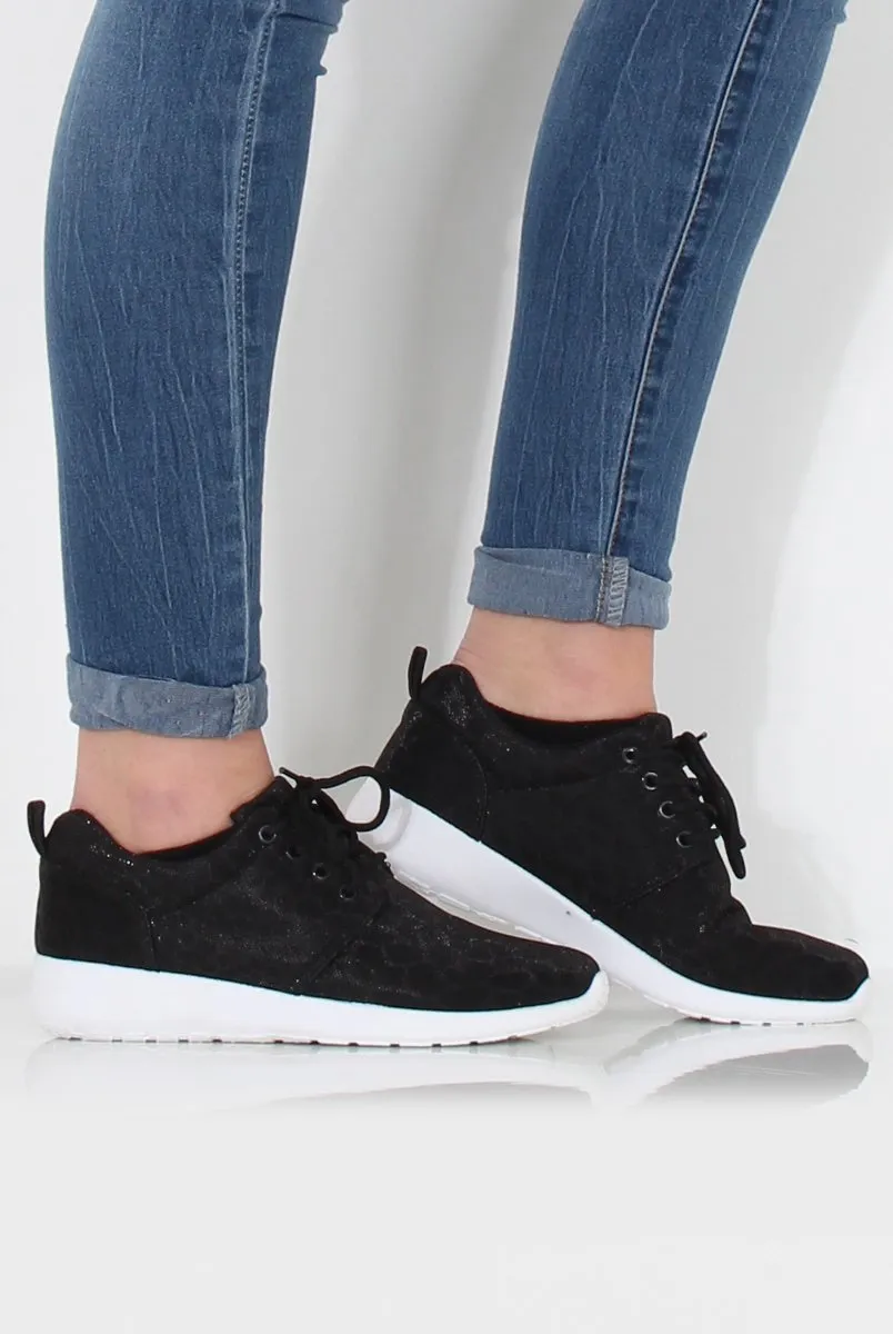 Freyah Black Trainers