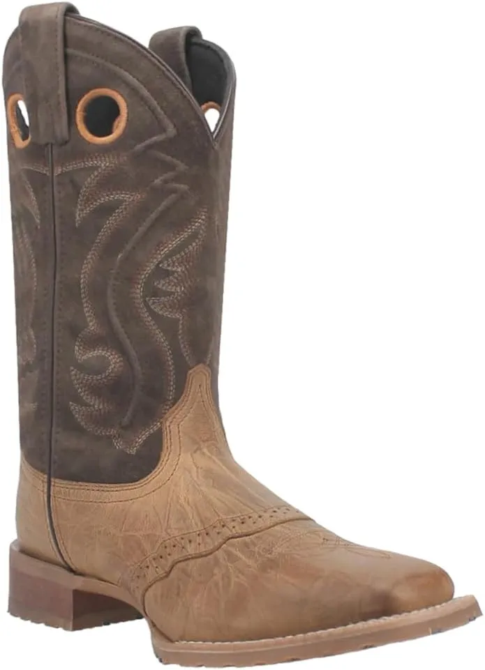 Laredo Mens Jennings Square Toe Casual Boots Mid Calf - Brown