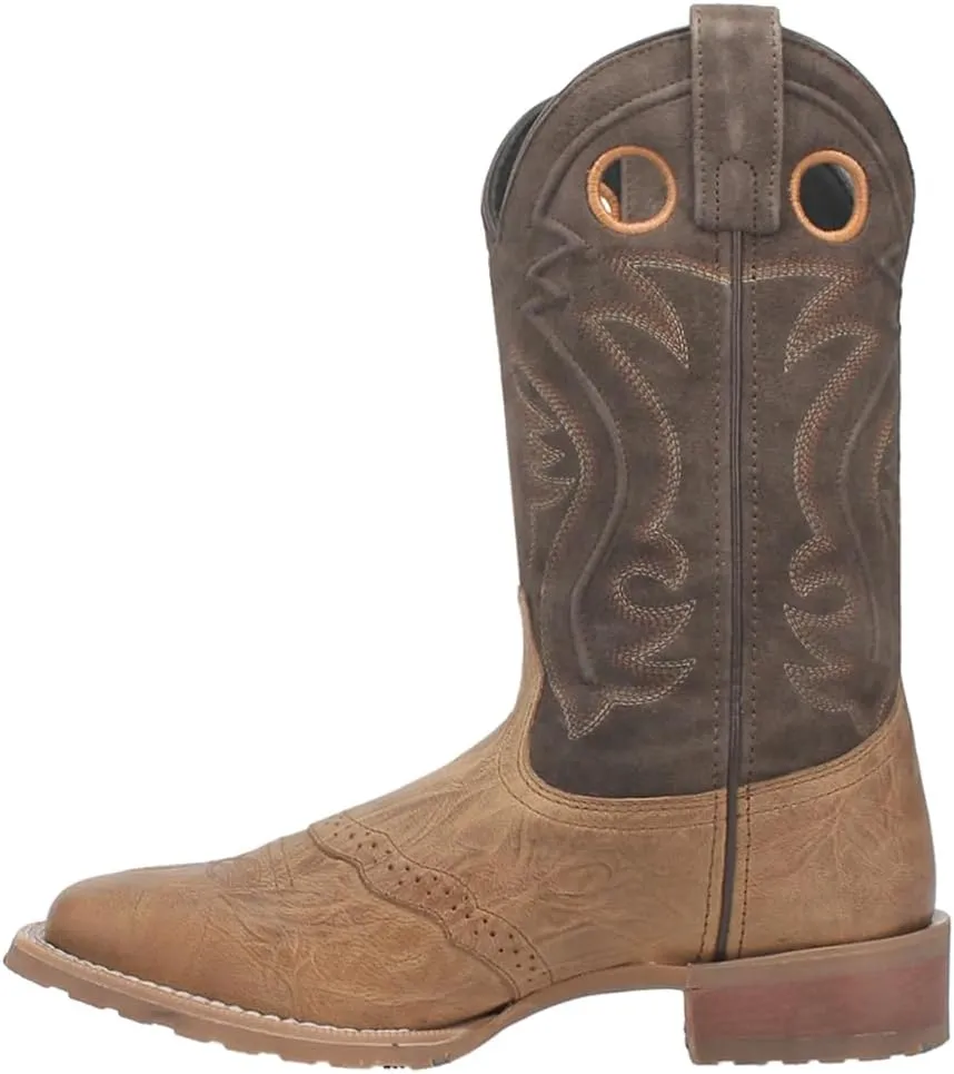 Laredo Mens Jennings Square Toe Casual Boots Mid Calf - Brown