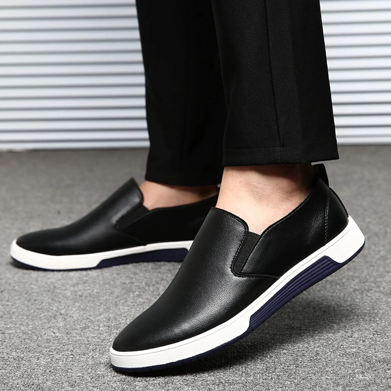 Leather Chukka Boots for Men Lace up Shoes Oz-jy001 Leisure Slip On Breathable Wear Men's Business Style Leather Shoes Solid Formal Color Men's Leather Mens Cow Leather Dress Shoes