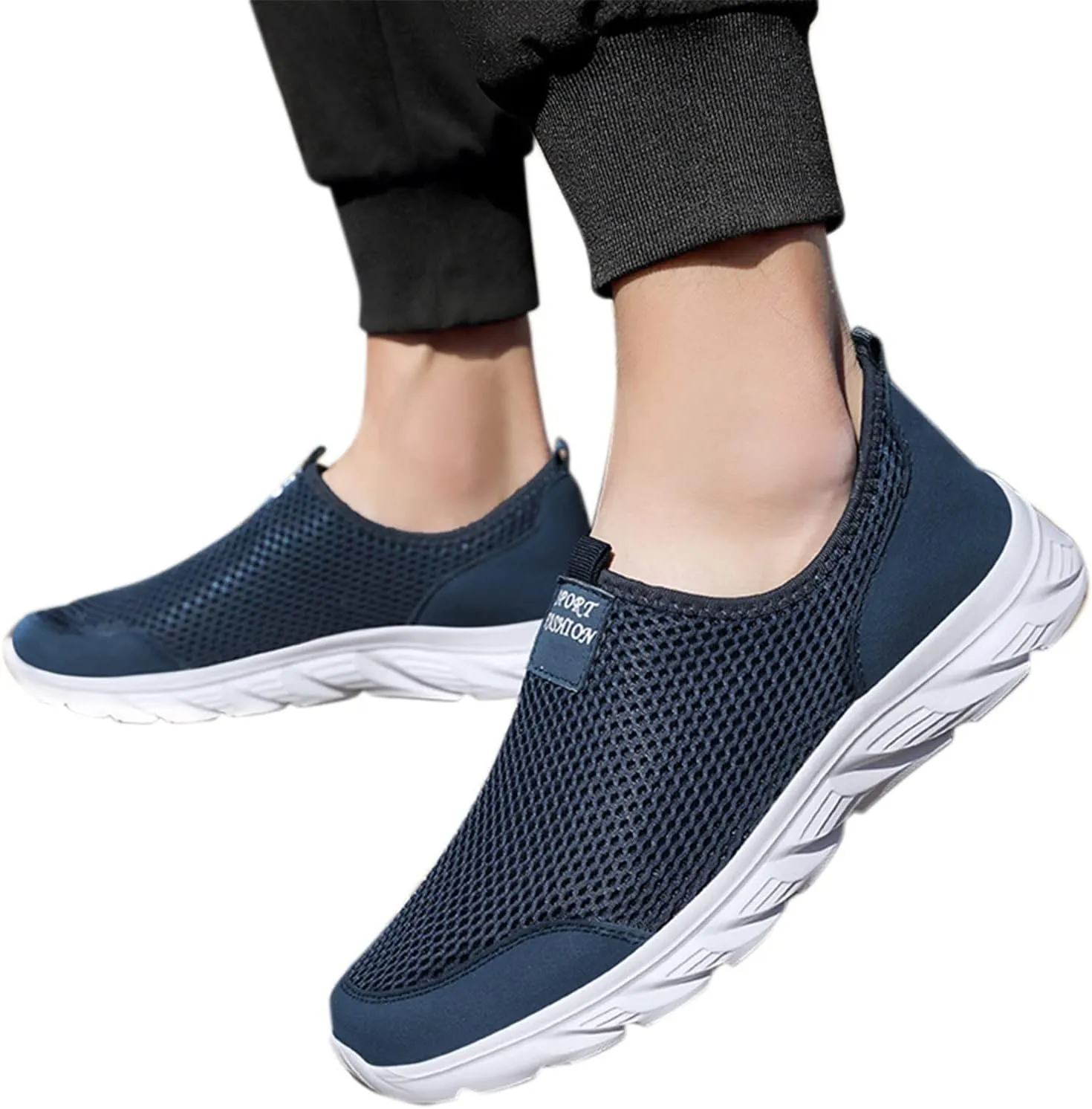 Mens Air 1 Low Sneaker Men Shoes Summer Lightweight Breathable Casual Shoes Single Mesh Men Sneakers High Top