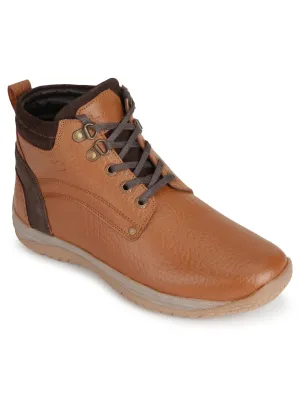 Men's Genuine Leather Comfortable Casual Shoes With Memory Foam