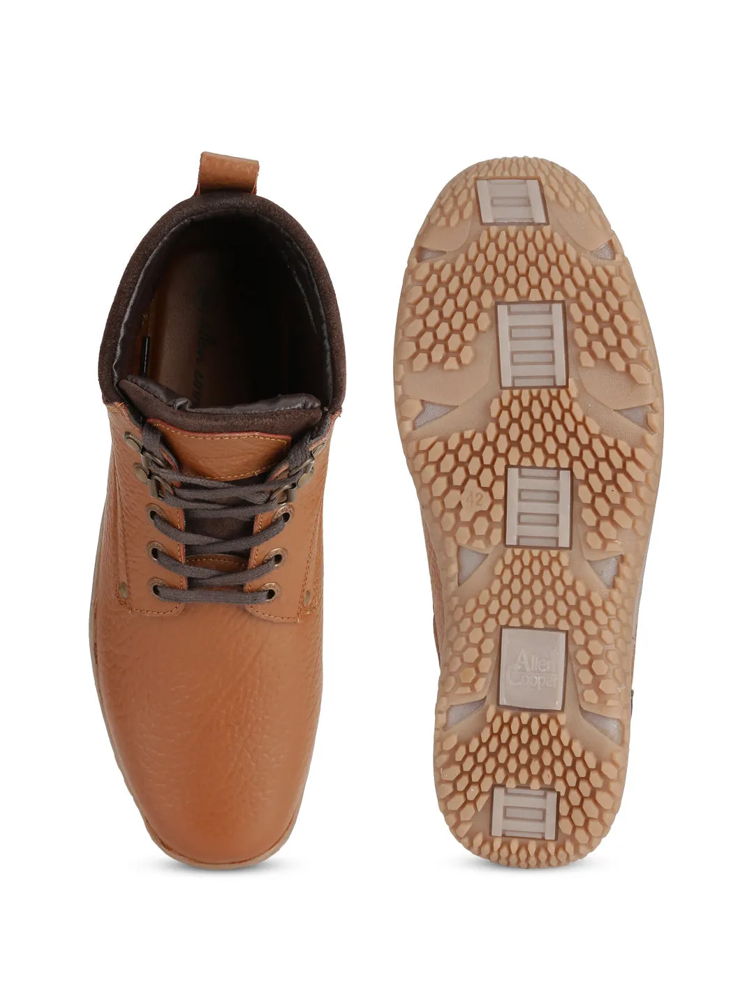 Men's Genuine Leather Comfortable Casual Shoes With Memory Foam