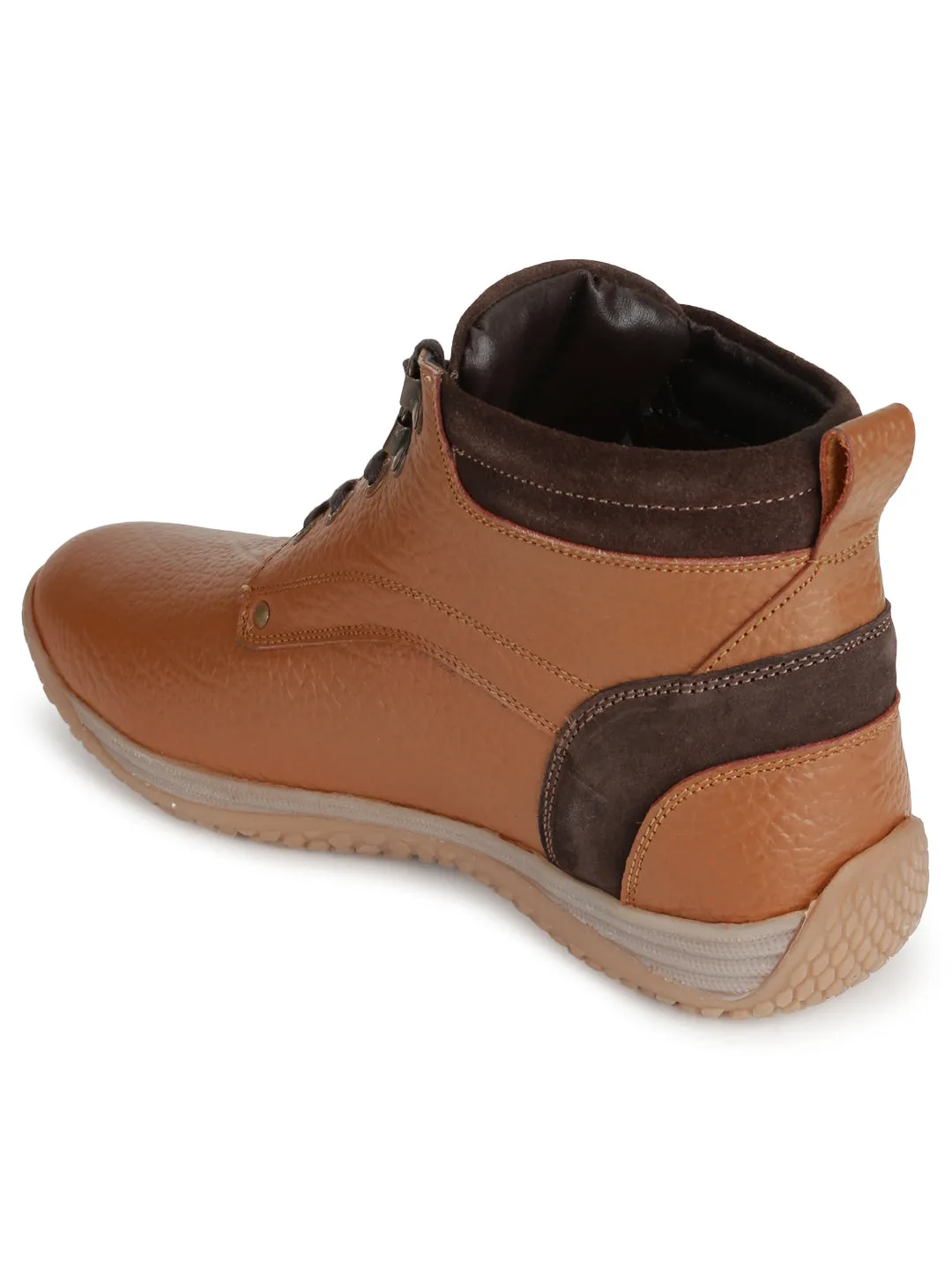 Men's Genuine Leather Comfortable Casual Shoes With Memory Foam