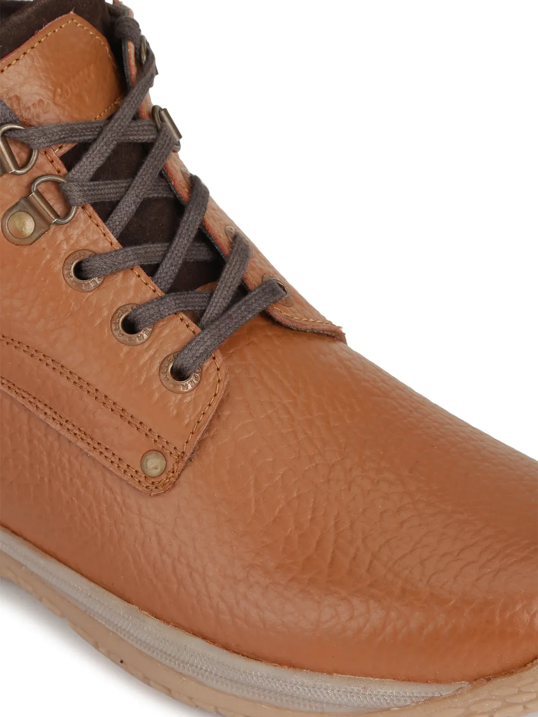 Men's Genuine Leather Comfortable Casual Shoes With Memory Foam