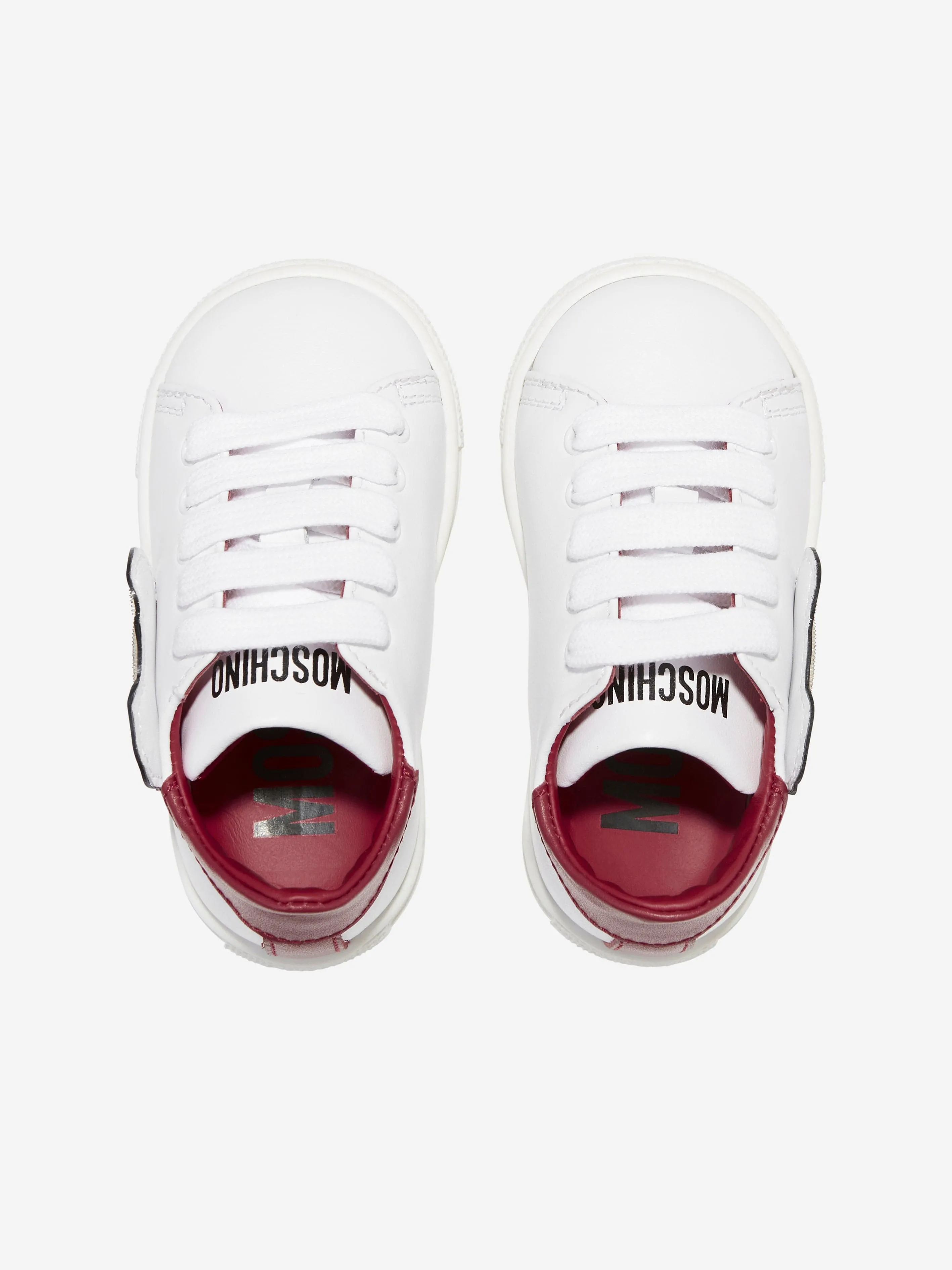 Moschino Kids Teddy Bear Trainers in White
