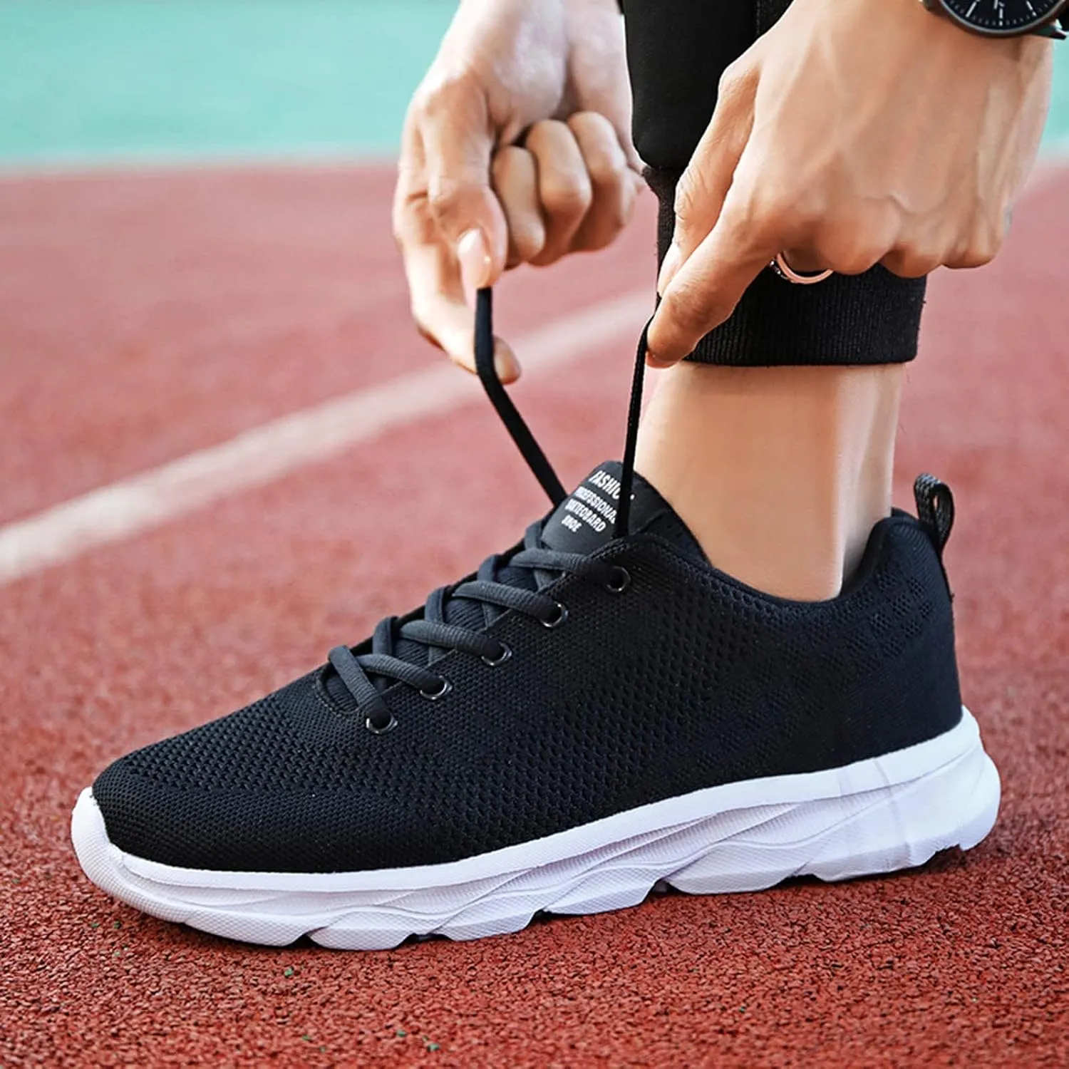 Sneakers for Women Fashion Tennis Shoes Womens Shoe Minimalist Running Shoes Men Arch Support Loafers Shoes for Women Black and White Sneakers