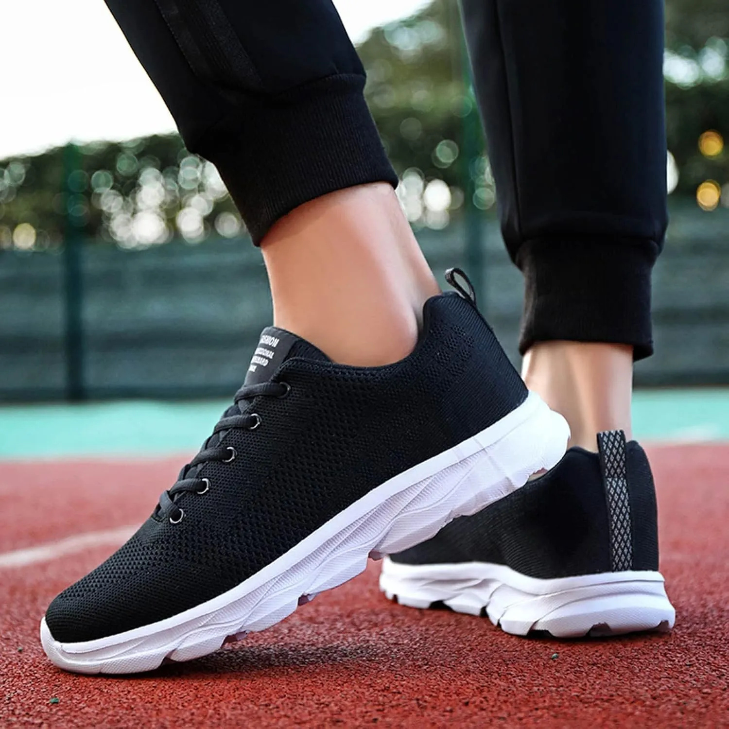 Sneakers for Women Fashion Tennis Shoes Womens Shoe Minimalist Running Shoes Men Arch Support Loafers Shoes for Women Black and White Sneakers