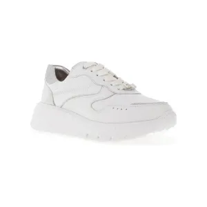Unisa Womens Ebana Platform Trainer Glitter White/Silver