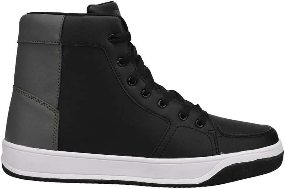 William Rast Mens Empire High Sneakers Shoes Casual - Black