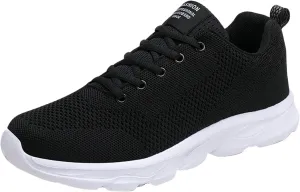 Women's Fashion Sneaker Non Slip Lace Up Comfort Women's Work or Walking Sneakers Women Business Casual Shoes Black Women Loafers Leather Sneakers for Men