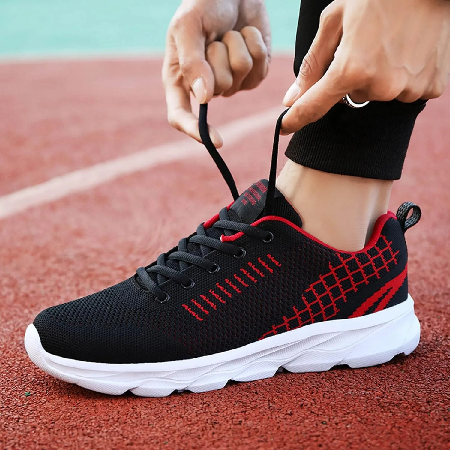 Womens Running Shoes Lightweight Breathable No Slip Running Shoes for Men Sports Women Casual Shoes Brown Sneakers Black Tennis Shoe Cross Trainer Shoe