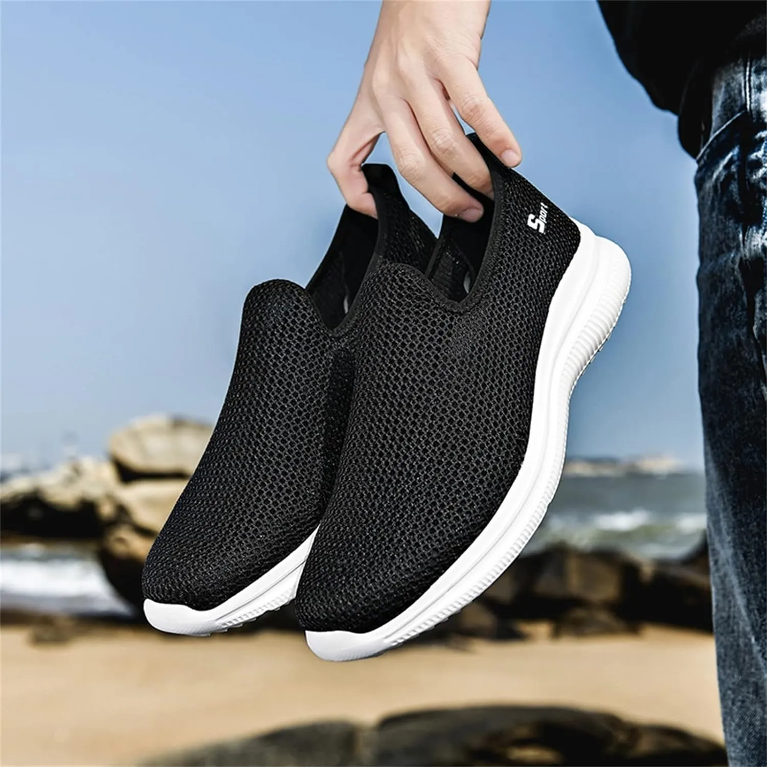 Womens Running Shoes Lightweight Tennis Shoes Non Slip Mens Running Shoes Dressy Women's Shoes Casual Fashion Sneakers White Tennis Shoe Trainers Shoe
