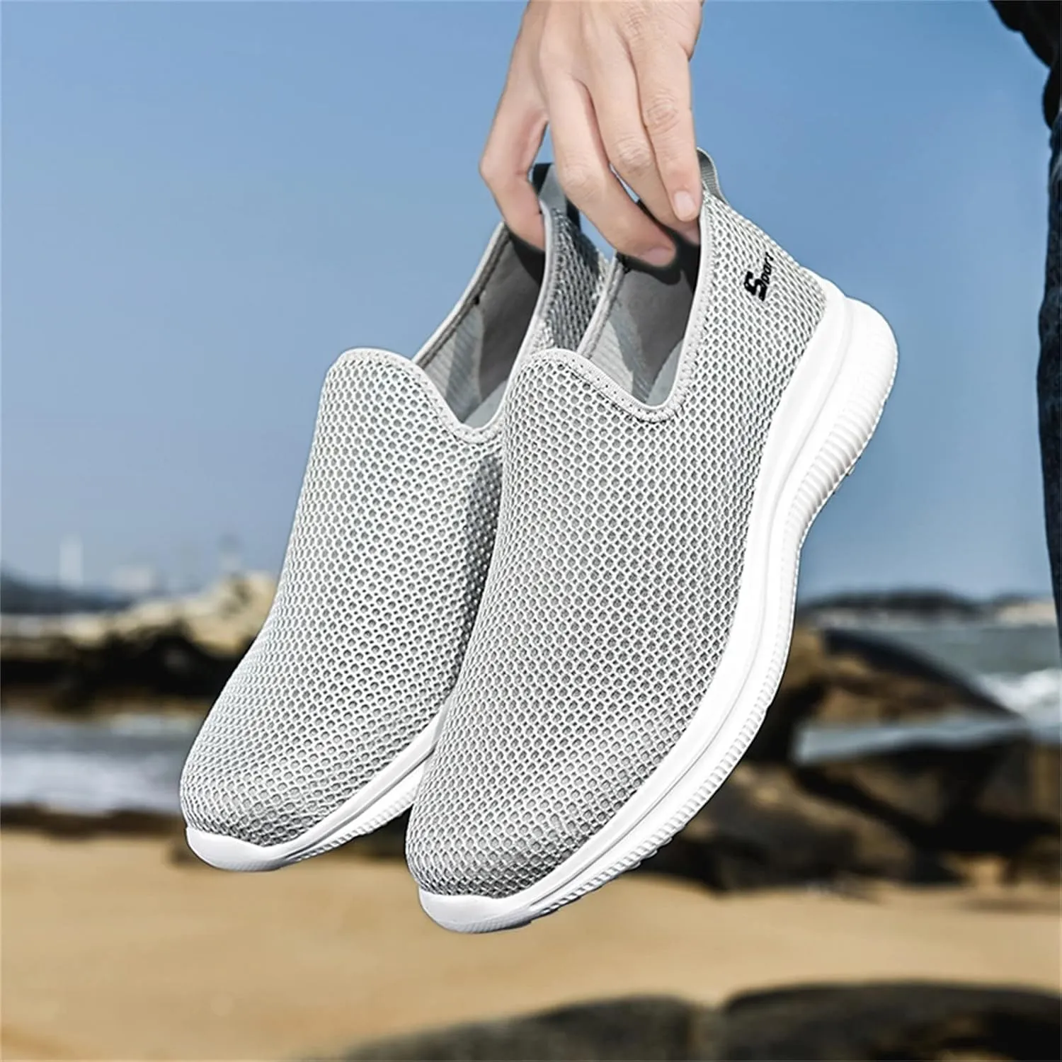 Womens White Tennis Shoes Leather Sneakers Casual Walking Shoes for Women Shoes to Prevent Tip Toe Walking Womens Loafers Shoes Mens Waterproof Sneakers